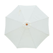 Billy Fresh 3m Timber-Look Aluminium Umbrella - Solid Cream